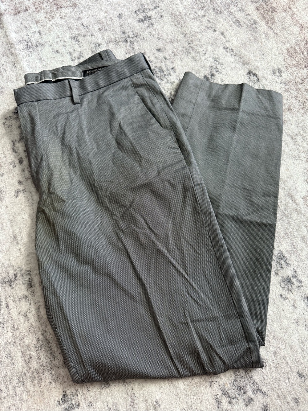 Banana Republic Men's Charcoal Dress Pants